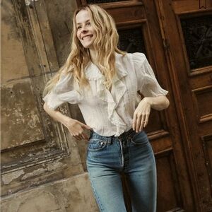 Doen Henri Top white organic cotton